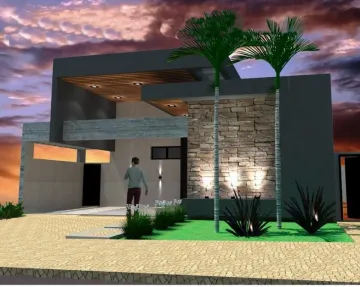 imagem 1 - Casa térrea em condomínio  no Bairro Terras de Florença com  03 suítes  com armários planejados,varanda gourmet com churrasqueira. imagem 1 - Casa térrea em condomínio  no Bairro Terras de Florença com  03 suítes  com armários planejados,varanda gourmet com churrasqueira.