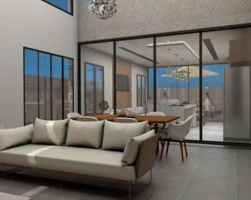imagem 2 - Casa térrea em condomínio  no Bairro Terras de Florença com  03 suítes  com armários planejados,varanda gourmet com churrasqueira. imagem 2 - Casa térrea em condomínio  no Bairro Terras de Florença com  03 suítes  com armários planejados,varanda gourmet com churrasqueira.